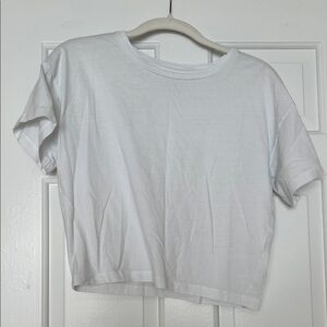Classic White Crop Top